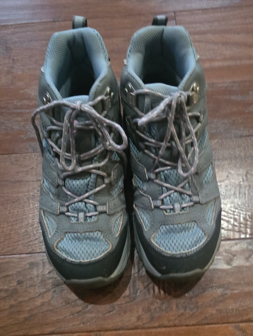 Girls Gray Outdoor Hiking Shoes - Casual Trail Sneakers